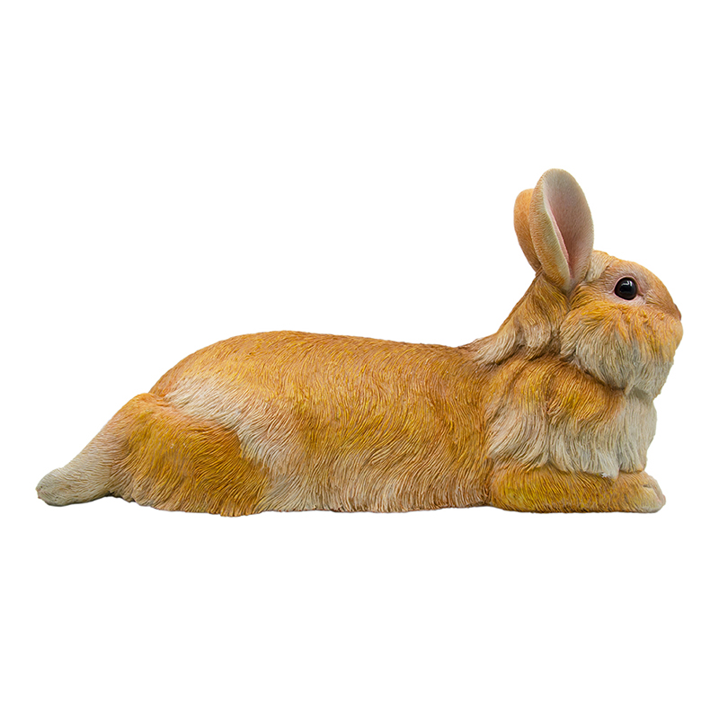 Decoración Jardín Conejo Holandés Recostado