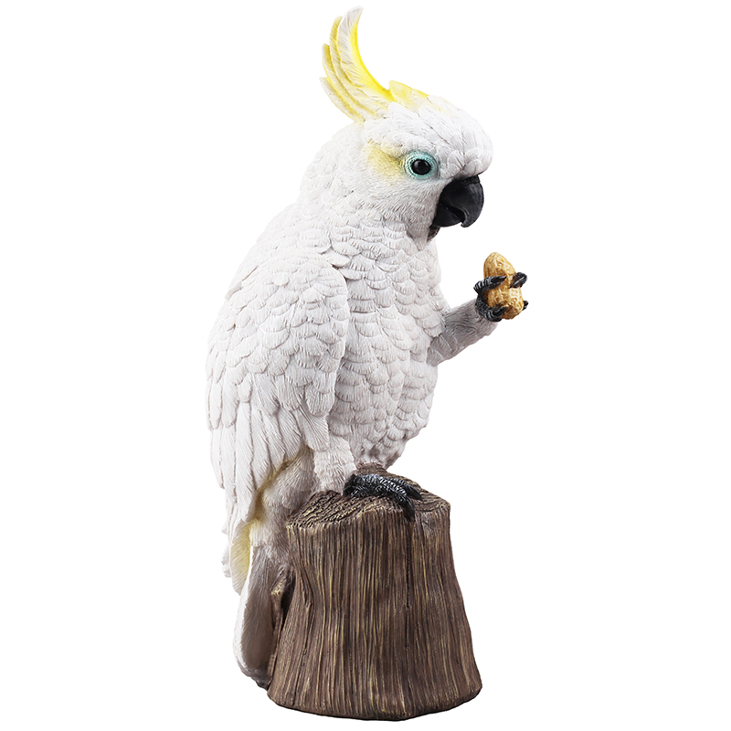 Decoración Jardín Cacatúa Alba