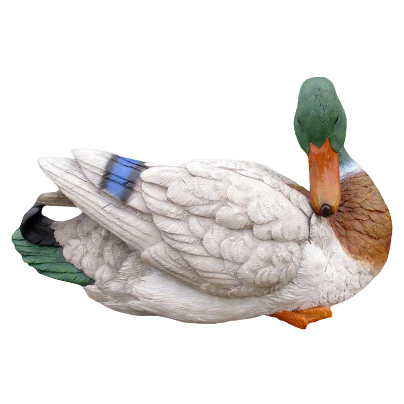 Decoración Jardín Pato Altura 17 Cm