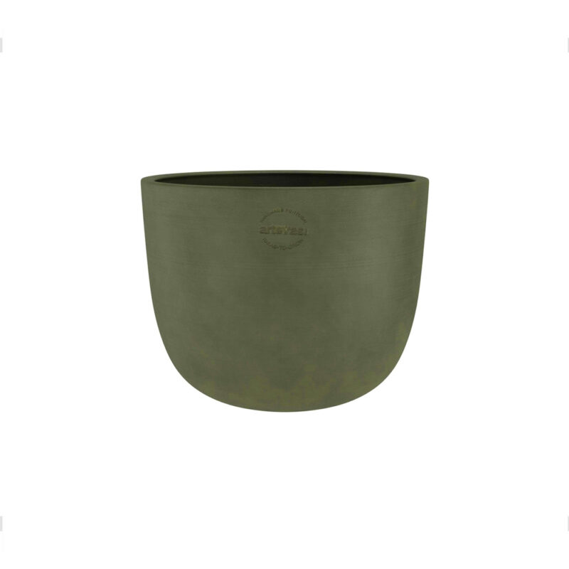 Maceta Urania 22cm Verde Oliva